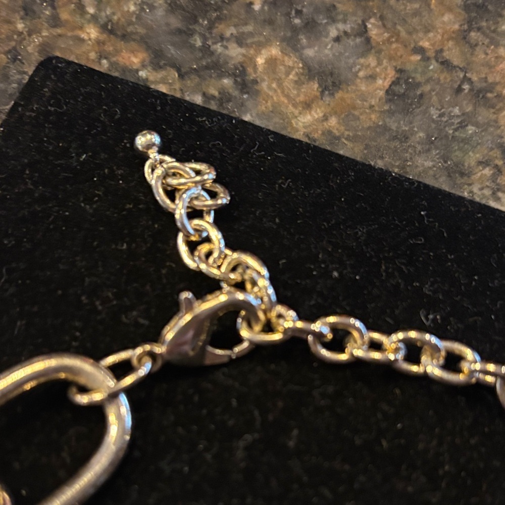 Chic Gold-Tone Chain Necklace - Picture 2 of 3